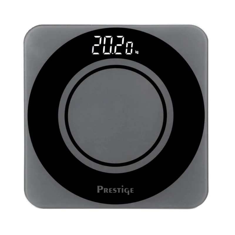 [Apply 3% Coupon] PRESTIGE Weight Machine for Home Digital Weighing Scale for Human Body with LCD Display Max Weight Capacity 180Kgs Bathroom Scale for Home & Gym Rs. 657