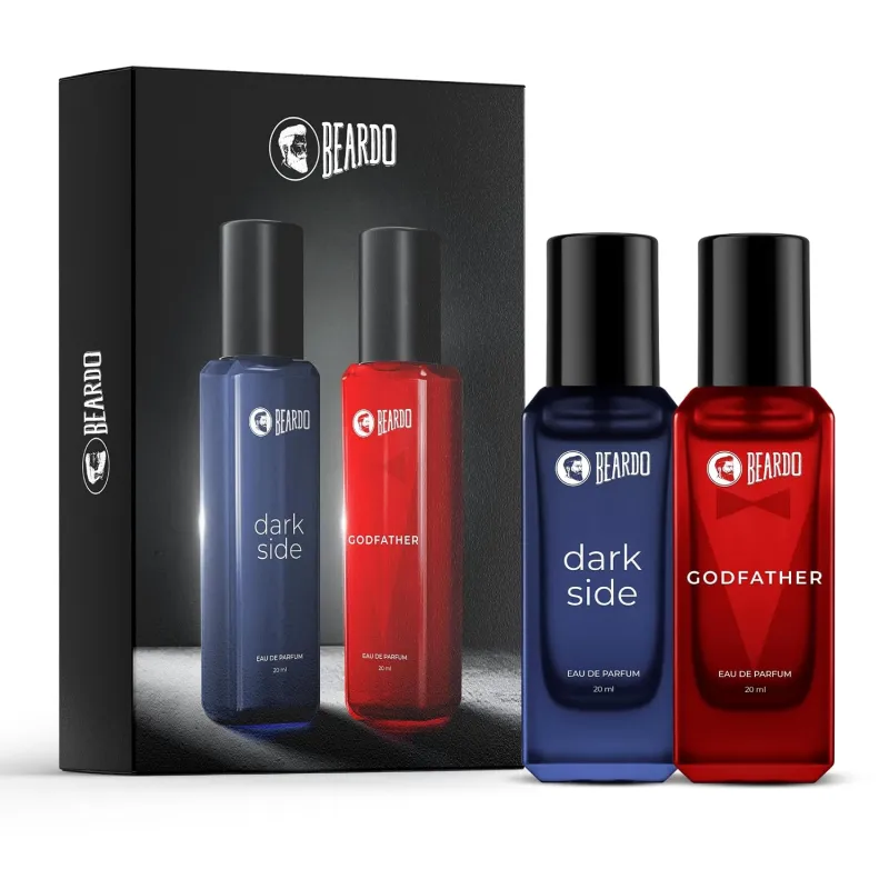 [Apply 5% Coupon] Beardo Darkside & Godfather Perfume for Men, 20ml x 2 | Godfather EDP with Aromatic, Spicy Perfume for Men Long Lasting Perfume for Date night Rs. 170