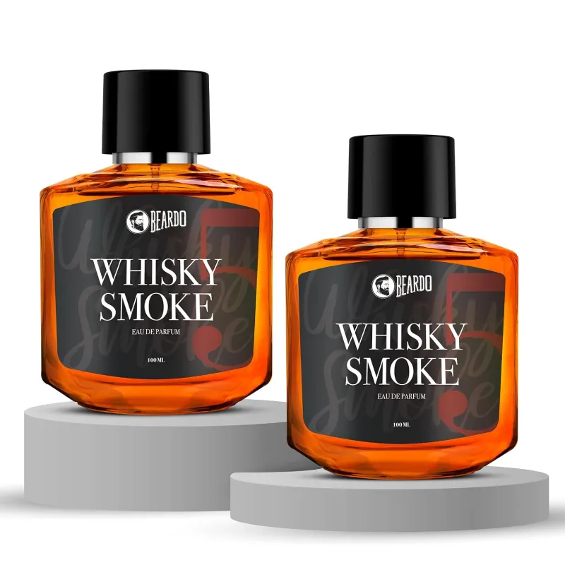 [Apply 5% Coupon] BEARDO Whisky Smoke Perfume For Men, 100Ml X 2 | Eau De Parfum | Strong Long Lasting Perfume| Spicy, Woody Oudh | Body Spray | Gift For Husband And Rs. 622