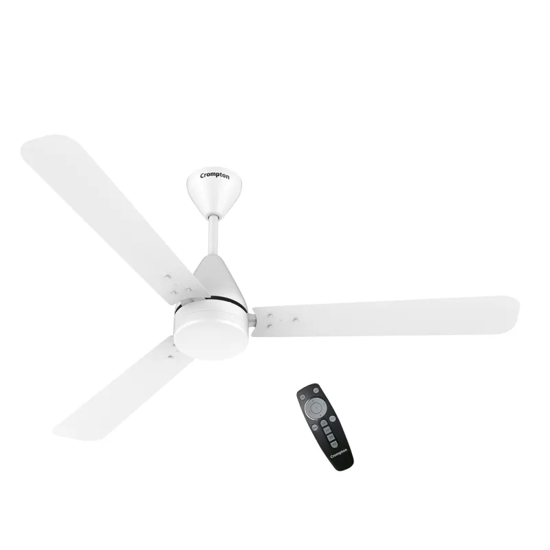 [Apply 5% Coupon] Crompton Energion Hyperjet 1200mm BLDC Ceiling Fan | Point Anywhere Remote Control | BEE 5 Star Rated Energy Efficient | Superior Air Delivery | Rs. 2374