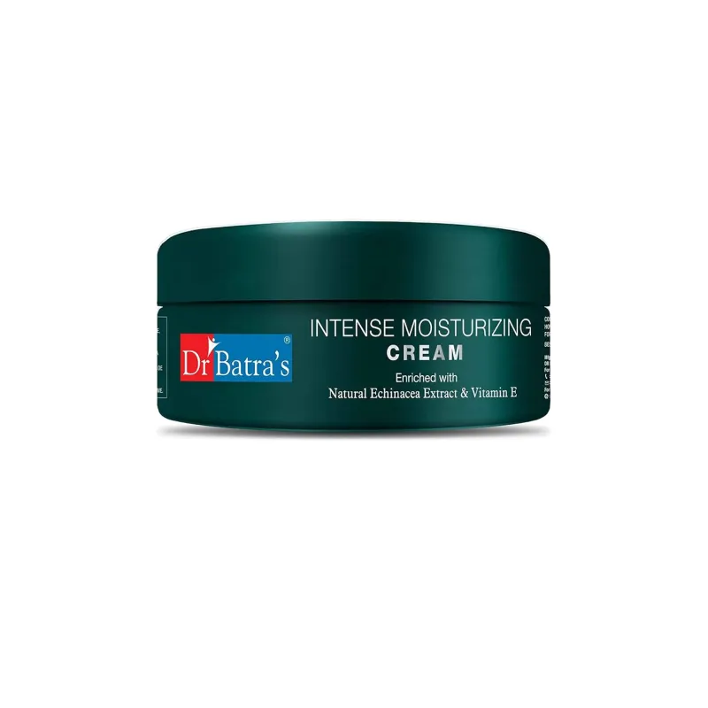 [Apply 5% Coupon] Dr Batra’s Intense Moisturizing Cream | Clinically Inspired | With Echinacea & Vitamin E | Long-Lasting Hydration for Smooth, Soft Skin | Suitable Rs. 189