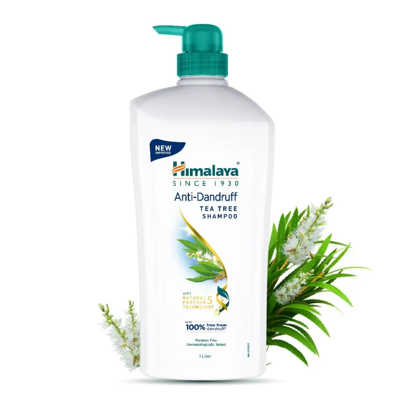 [Apply 5% Coupon] Himalaya Anti Dandruff Shampoo With Tea tree Removes dandruff & soothes sclap, 1 ltr Rs. 426