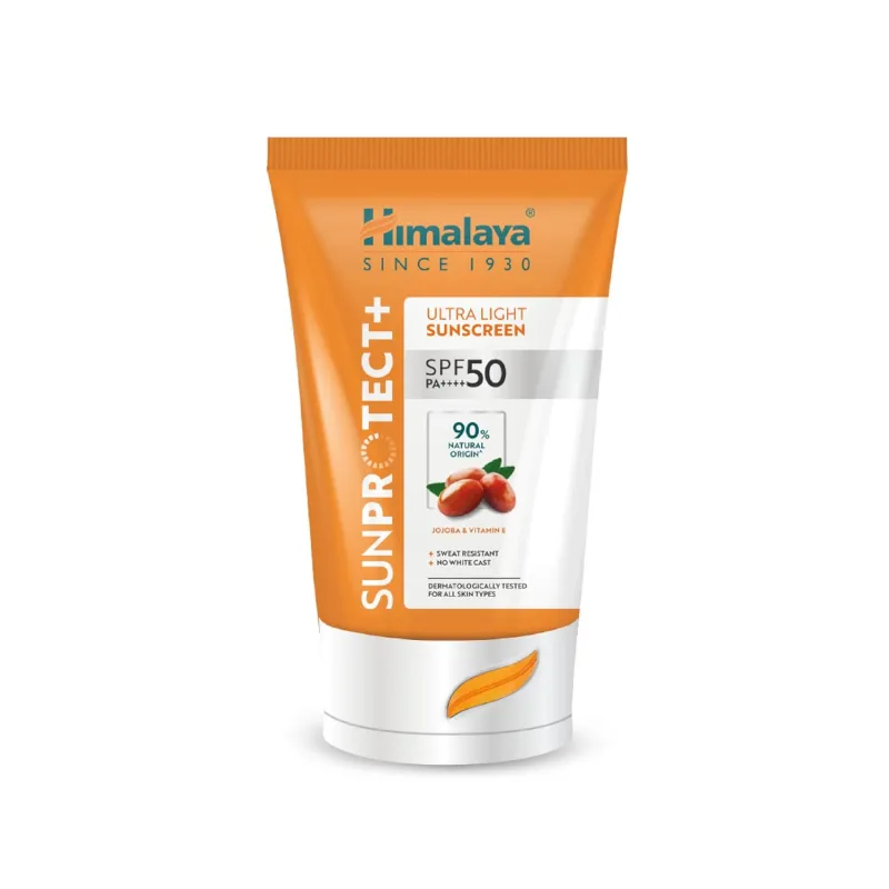 [Apply 5% Coupon] Himalaya Sun Protect+ Ultra Light Sunscreen | 90% Natural Origin Ingredients | In vivo tested SPF 50 PA++++ | Dermatologically tested for all skin Rs. 113