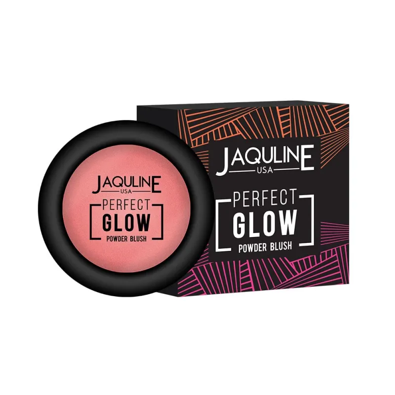[Apply 5% Coupon] JAQULINE USA Perfect Glow Powder Blush | Highly Pigmented, Soft & Lightweight Formula | Blends Effortlessly | Lasts All Day | Vegan & Paraben-Free | Rs. 199