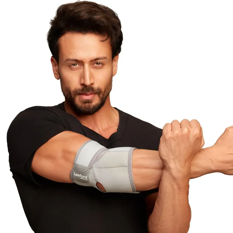 [Apply 5% Coupon] Leeford Ortho Elbow Wrap for Gym, Powerlifting & Pain Relief, Universal Rs. 265