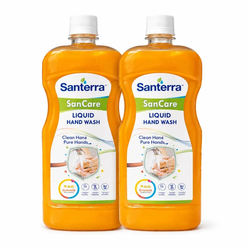 [Apply 5% Coupon] SanCare Peach Liquid Hand Wash Refill Pack | Moisturizing Hand Cleanser for Clean, Fresh & Soft Hands | Rich Lather Formula | Family Care Liquid Soap Rs. 141