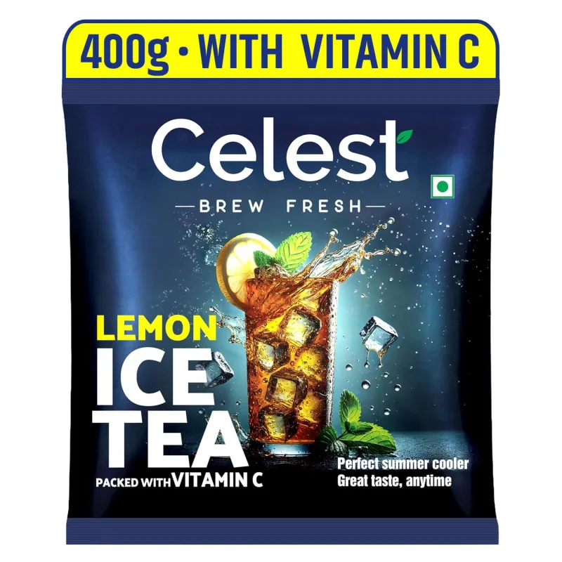 [Apply 50% Coupon] Celest Instant Lemon Iced Tea Powder with Vitamin C, 400g | Ice Tea Rs. 75