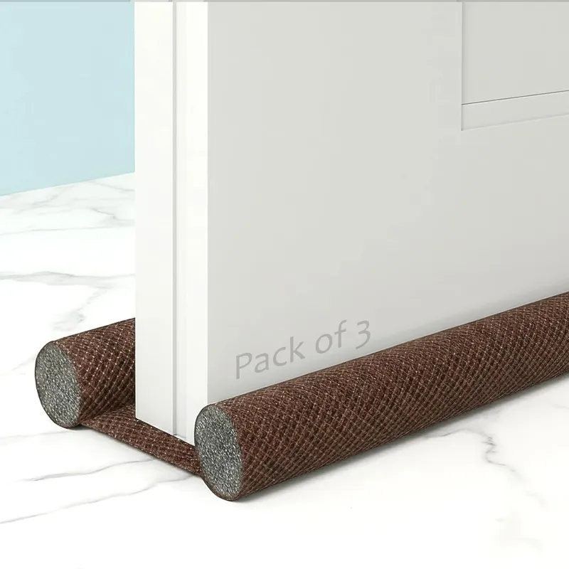 [Apply 50% Coupon] Pack of 3 Door Gap Filler 39 Inch Bottom Sealing Strip for Doors, Baby Safety Door Guard, Insect Dust Water Proof Blocker, Noise Reduction & Cooling