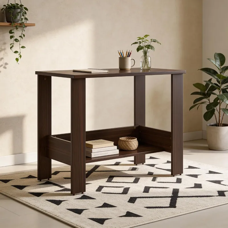 [Apply ₹250 Coupon] Green Soul Indus Study Table| 𝖨𝖲-𝟥𝟢𝟪𝟩 Complaint Engineered Wood| Compact Design|Hidden Book Shelf|Computer Table for Home PC|Writing Desk for Adults Rs. 1540
