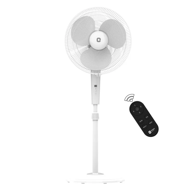 [Apply ₹300 Coupon] Orient Electric Harrier BLDC Stand Fan with Remote | Energy Saving Fan, Whisper Quiet 52 dB Operation | 90° Oscillation, Tilt & Height Adjustment | 2 Rs. 3261