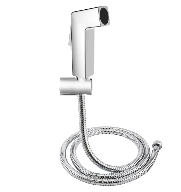 Aquieen Health Faucet Set with 1 meter ss304 shower tube & hook (Kubix) Rs. 342