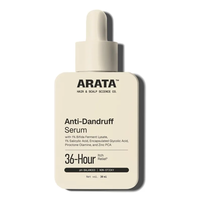 Arata Anti Dandruff Hair Serum (30 ml) | Treats Dry, Itchy Flaky Scalp And Fights Dandruff | With Neem, Fenugreek, Tea Tree Oil | For All Hair Types Rs. 179