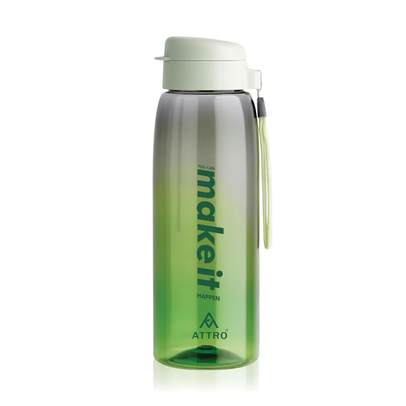 ATTRO Sip Star Plastic Water Bottle – 1000ml, Green, BPA Free, Leak-Proof, Durable Sports & Travel Bottle, Ideal for Gym, Office, School, Outdoor & Rs. 139