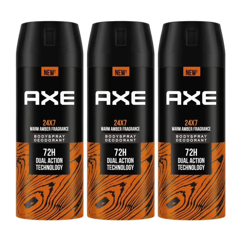 Axe Recharge Long Lasting Deodorant Bodyspray For Men 150 ml, Pack of 3 Rs. 367