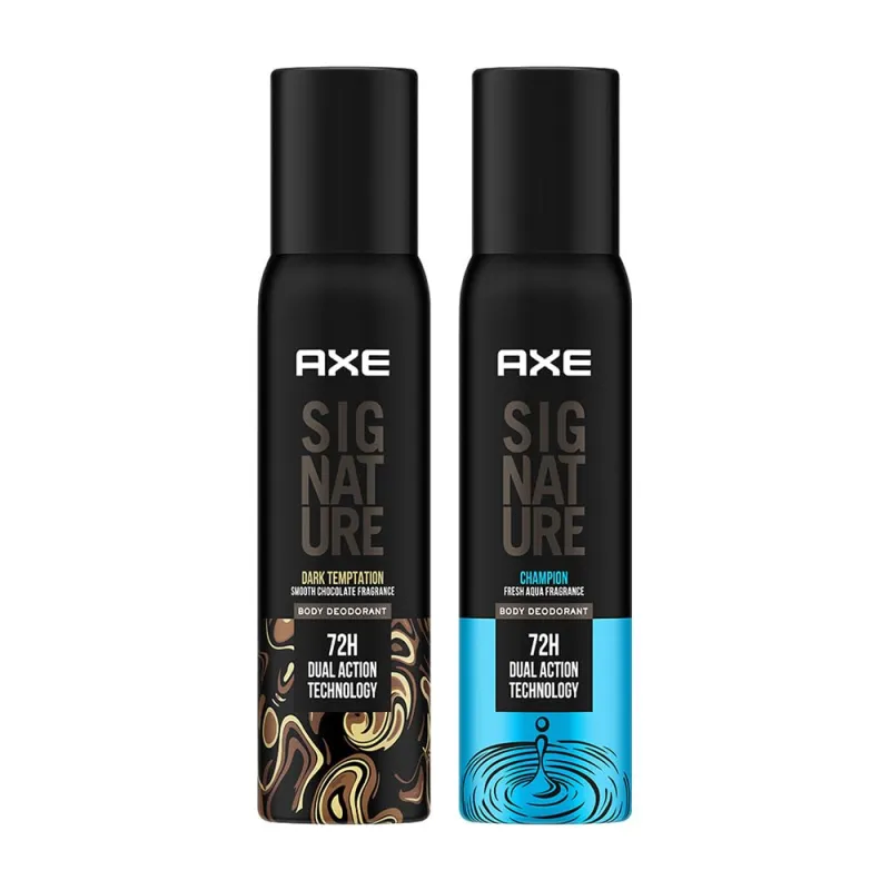 AXE Signature Dark Temptation Body Perfume for Men, 154 ml And Signature Body Perfume, Champion, 154ml Rs. 199