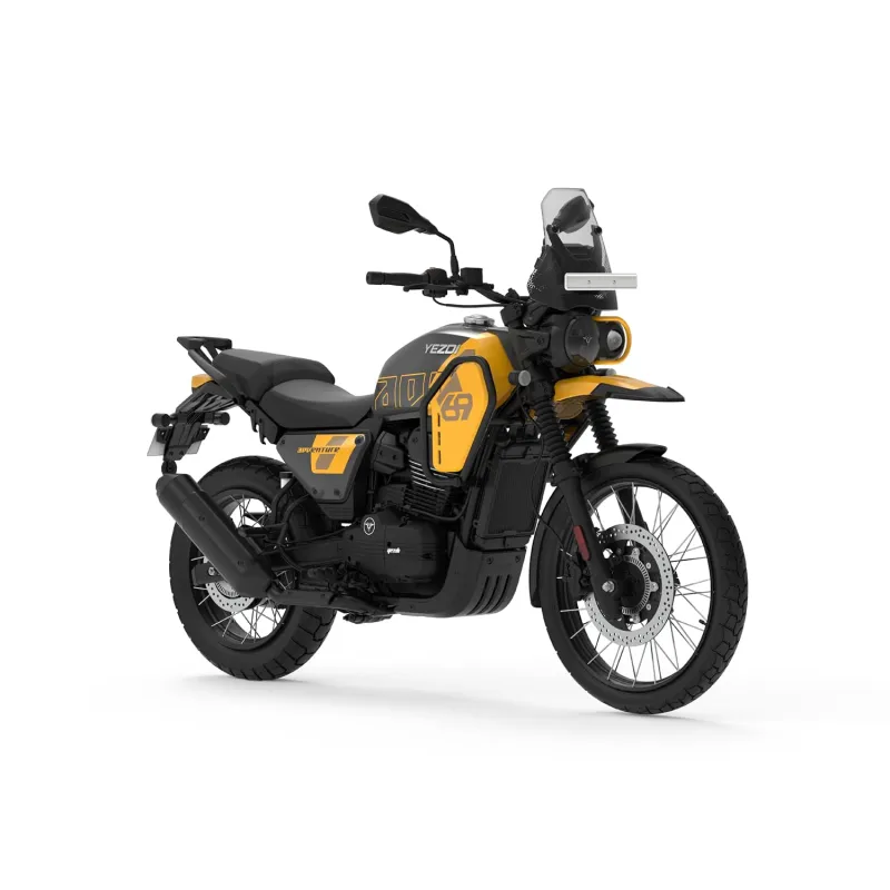 [AXIS/ICICI CC] Yezdi Adventure Yellow Falcon 334 cc Motorcycle, 6 Speed, 15.5 L Fuel Tank | Booking for Ex-Showroom Price Rs. 224969