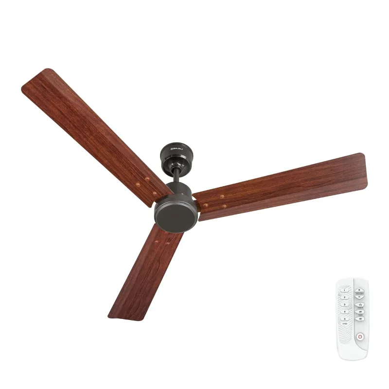 Bajaj Classico Sleek Wood 5S 1200mm Ceiling Fan with Remote | BEE 5 Star Rated Energy Efficient | Power Saving | Sleek Compact Design | High Air Rs. 2329