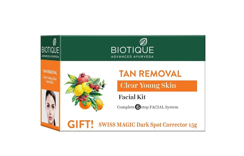 Biotique Bio Anti Tan Facial Kit (Free with Swiss Magic Dark Spot Corrector) Rs. 152
