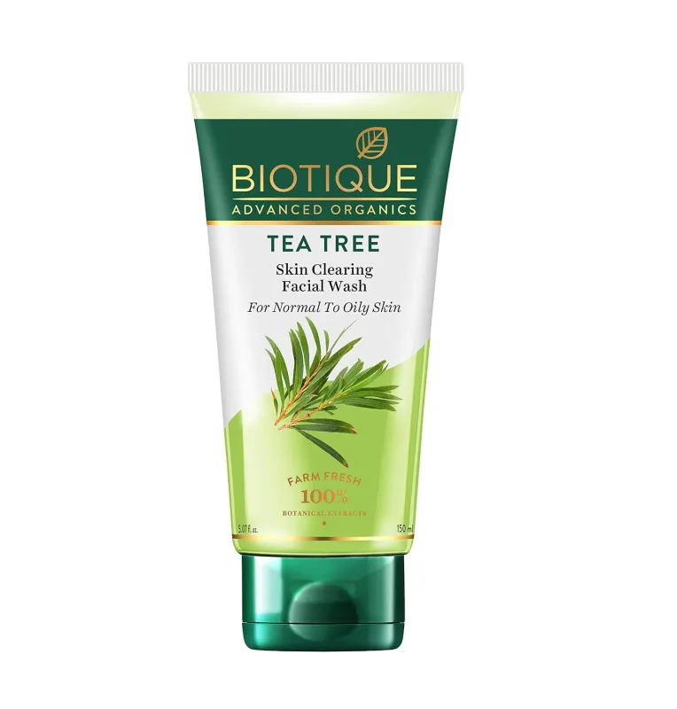 Biotique Tea Tree Skin Clearing Face Wash | Acne & Pimple Treatment Face Wash | Helps Control Oil, Reduce Blemishes & Prevent Breakouts | Enriched Rs. 153