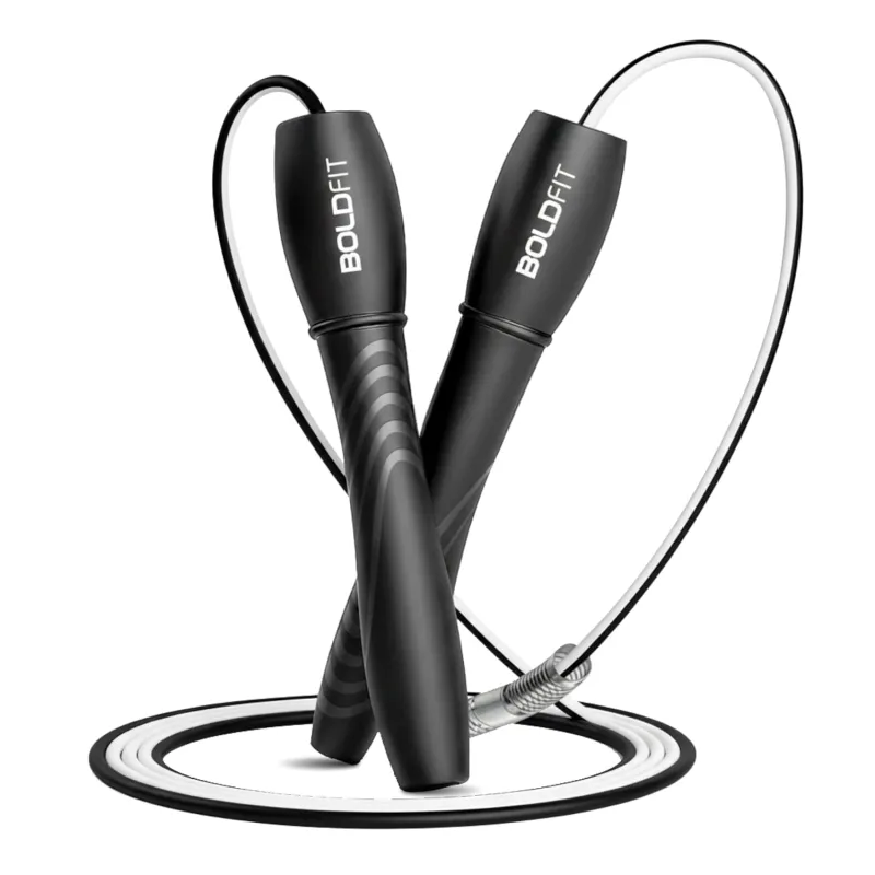Boldfit Skipping Rope for Men and Women Jumping Rope With Adjustable Height Speed Skipping Rope for Exercise, Gym, Sports Fitness Adjustable Jump Rs. 99