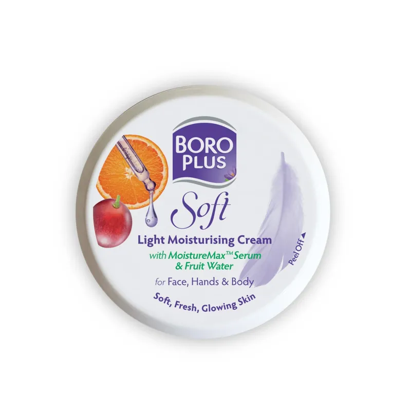 BoroPlus Soft Light Moisturising Cream | Light & Non-sticky | Provides 24 hour moisturisation | For Soft Fresh Skin 50ml Rs. 49