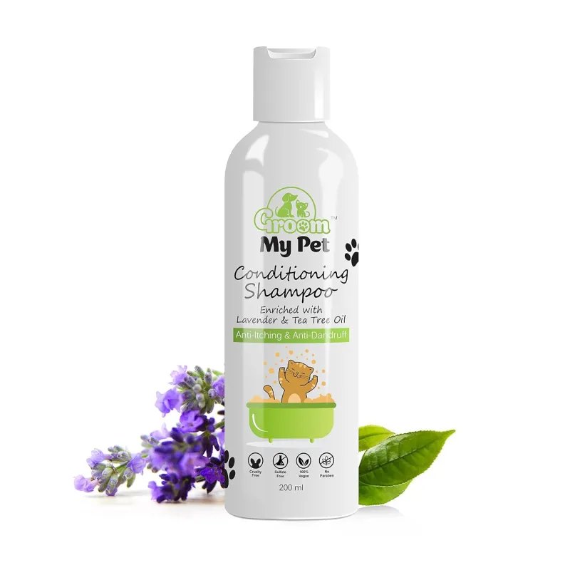 Cat Shampoo with Conditioner-200 Milliliter|Relives from ItchingAnti-Dandruff & Skin Infection Irritation|for All Breeds & All Hair Coat Rs. 134