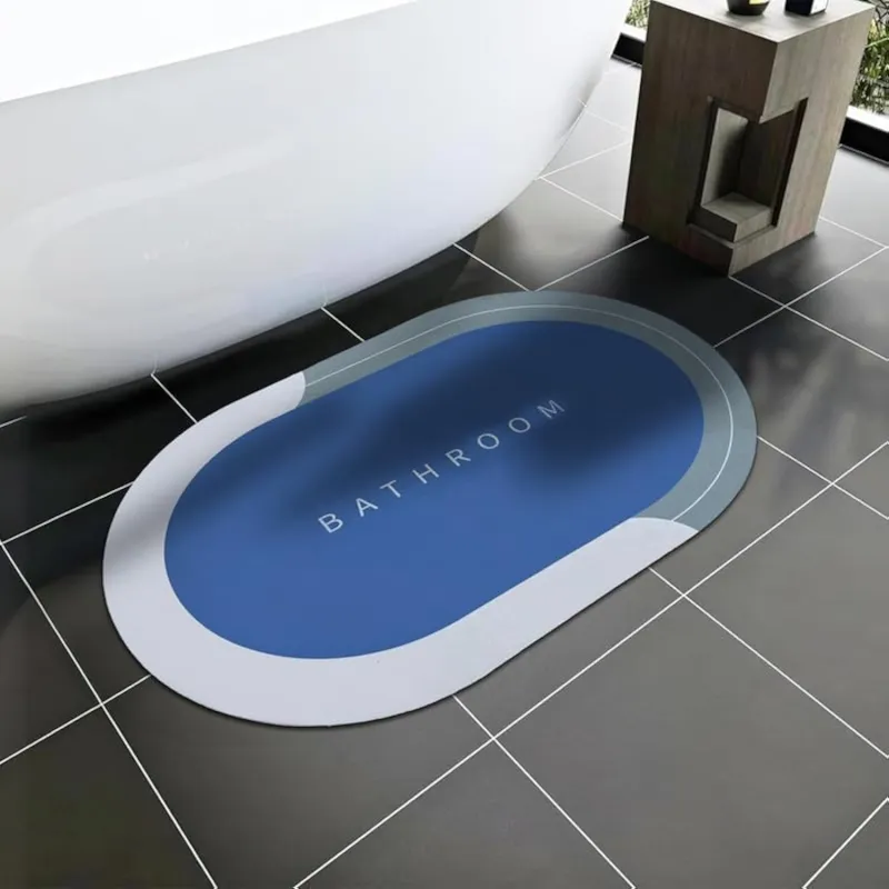 Cortina Pack of 1 Quick Dry Water Absorbing Rectangular Silicon Floor Mat | Anti-Skid & Non-Slip Cushion Doormat for Home, Kitchen, Office, Washroom Rs. 129