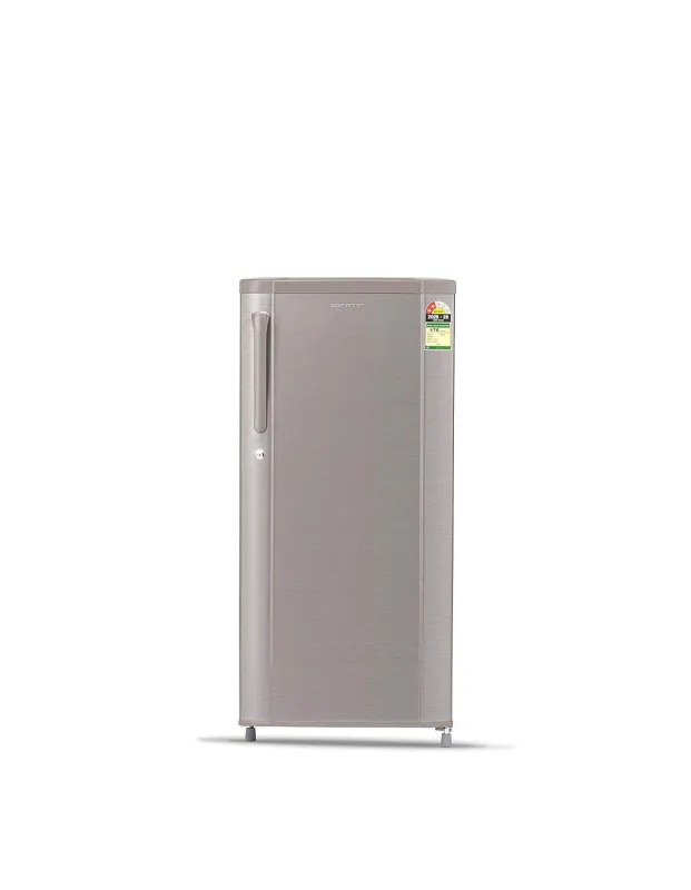 [Coupon + Apay ICICI CC] Schneider 185L 2 star Direct Cool Single door Refrigerator with 1 hr Icing, toughened glass shelves and Large Vegetable box (SRD-1852BSL Brushline Rs. 12340