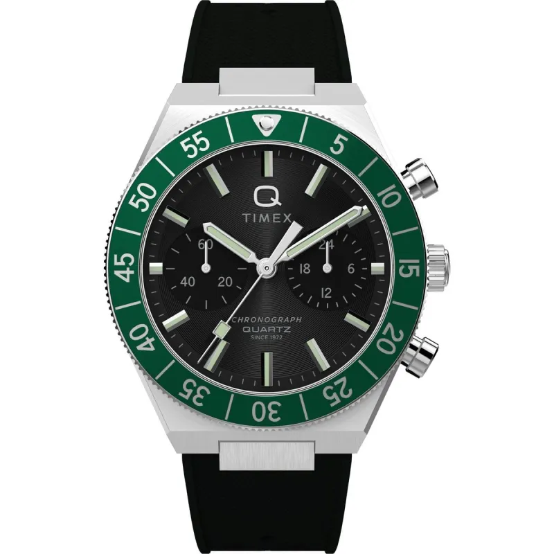 [Coupon + Apay ICICI NC EMI] TIMEX Q Round 40mm Black Dial Analog Men Watch – TW2Y56100UJ Rs. 12998