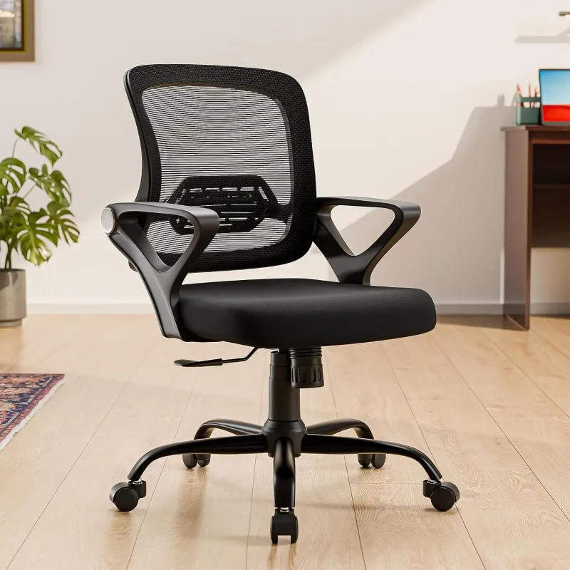 [Coupon + HDFC CC OFFER] Green Soul Pebble Office Chair, Mid Back Mesh Ergonomic Home Office Desk Chair with Comfortable & Spacious Seat, Tilt Lock Mechanism & Heavy Duty Rs. 2556