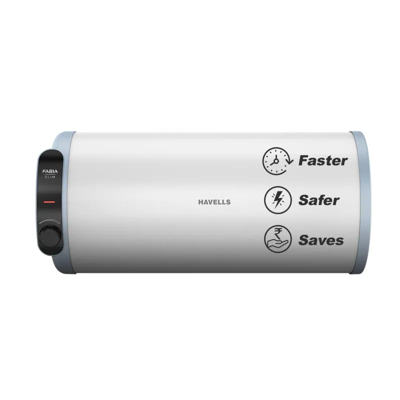 [Coupon + HDFC CC OFFER] Havells Fabia Slim 15L Horizontal Left Storage Water Heater(Geyser)|Faster Heating|Safer to use|Saves electricity|Anti Rust Tank|Incoloy Element|7 Rs. 8578