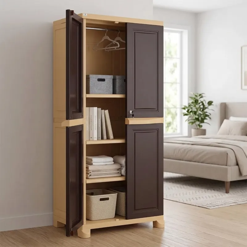 [Coupon + ICICI/AXIS Card Offer] Nilkamal Freedom Big 1 (FB1) Plastic Wardrobe for Storage|3-Year Warranty|Clothes Organizer|Shelves|Cupboard|Almirah for Home, Living Room, Bed Rs. 9720