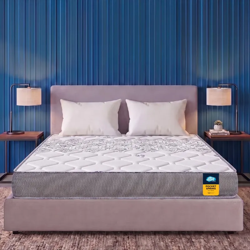 [Coupon + ICICI/Axis CC] Centuary Mattresses Sleepables |10 Years Warranty | 8-Inch Double Size Ortho Pocketed Zero Partner Disturbance Plush Quilted Rolled Packed Pocket Rs. 6650