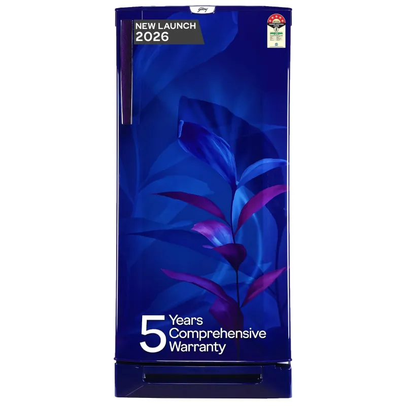 [Coupon + ICICI NC EMI] Godrej 185L 5 Star with 5 Years Comprehensive Warranty, 24 Days Farm Freshness, 22L Jumbo Vegetable Tray, Base Drawer Direct Cool Single Door Rs. 14161
