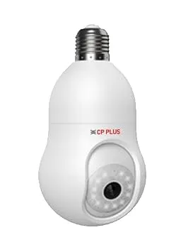 CP PLUS 3 MP Resolution Smart Wi-fi Bulb Security Camera | 360° View | 2 Way Talk | Motion Tracking & Detection Alert | Built-in Siren | Advanced Rs. 1449