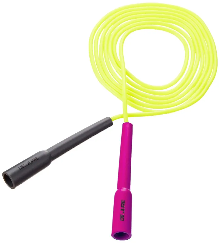 DE JURE FITNESS Adjustable Slim Shape Weight Loss Ball Pencil Speed Skipping Rope (275cm) (Grey Pink (Yellow)) Rs. 56