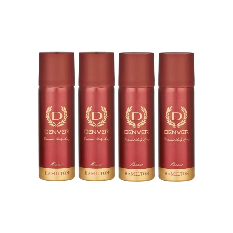 Denver Honour Nano Deodorant For Men 50 ML Each, Pack Of 4 | Long Lasting Fragrance Rs. 226