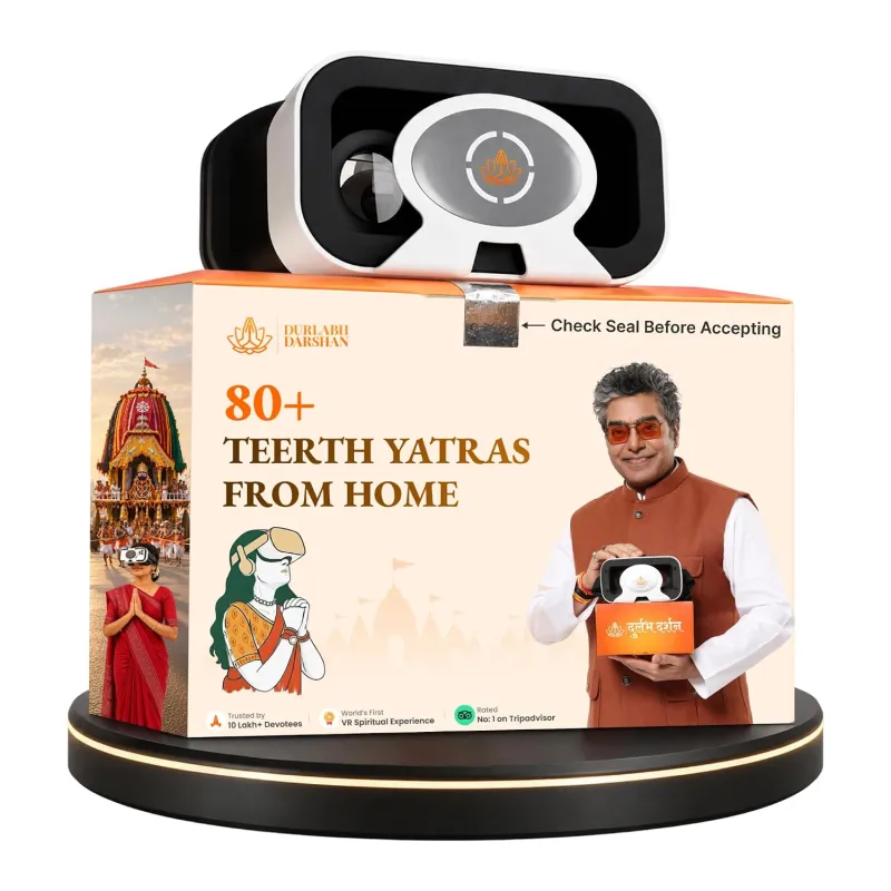 Durlabh Darshan VR Headset – 80+ VR Temple Yatras (2 -Year App Subscription) Rs. 3300