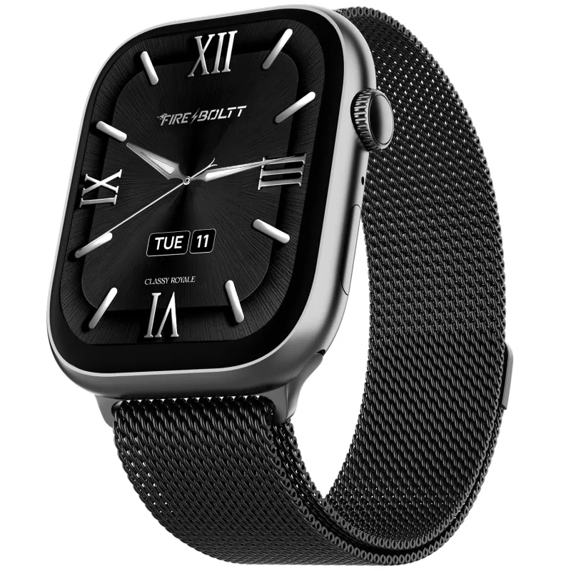 Fire-Boltt Ninja X Ring Smart Watch 1.96″ Always On Display Bluetooth Calling, Voice Assistant, SpO2 & Heart Rate, 120+ Sports Modes, IP67 Waterproof Rs. 1899