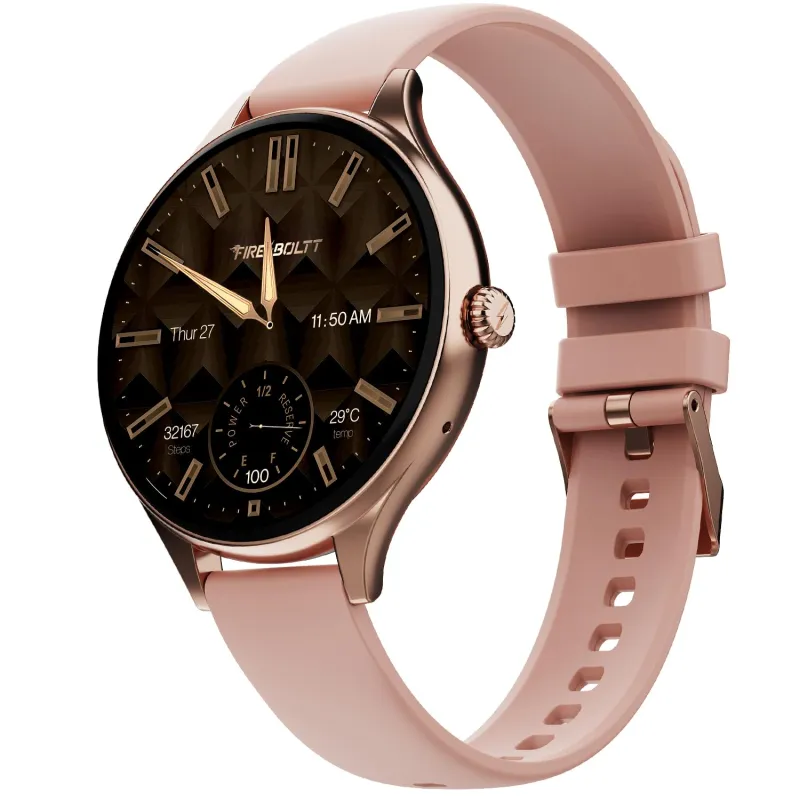 Fire-Boltt Phoenix Air Smart Watch 1.26” Round Display, Rotating Button, Wireless Charging, Ultra Lightweight Metal Body, Bluetooth Calling, Rs. 999