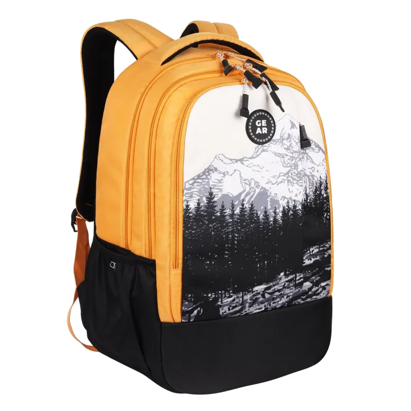 Gear Alpine 19″/39L Large Water Resistant School Bag/College Bag/Casual 4 Compartment Backpack/Daypack/Travel 4 Compartment Backpack/Kids Bag for Rs. 499