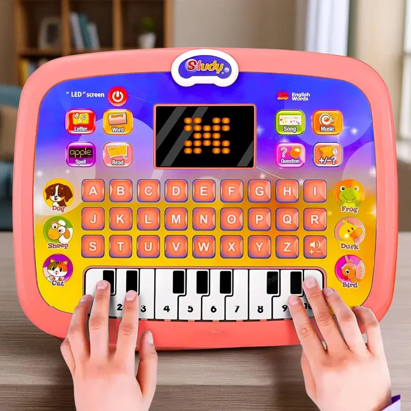 Graphene Learning Education Computer Piano Laptop Toy with Led Screen & Music Computer Tablet for Kids 5 Year Toddlers Baby Laptop Fun Activity Gift Rs. 439
