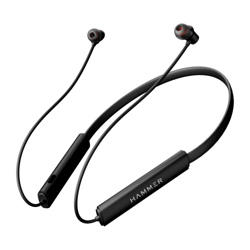 HAMMER Splendor 2 Wireless Neckband Bluetooth v6.0 with 50H Playtime, ENC, 10mm Drivers, Type-C Fast Charging, 55ms Low Latency, Lightweight