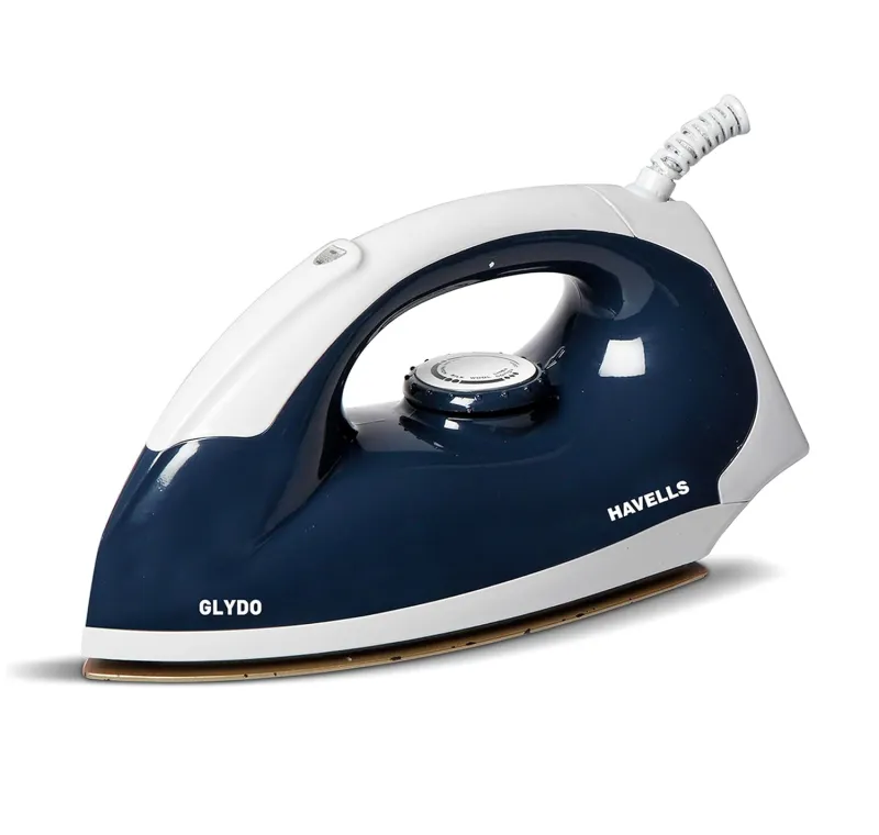Havells Glydo 1000 watt Dry Iron With American Heritage Non Stick Sole Plate, Aerodynamic Design, Easy Grip Temperature Knob & 2 years Warranty. Rs. 674