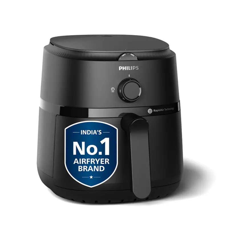 [HDFC/Axis EMI] PHILIPS Air Fryer NA120/00, 4.2 Litre, Large, 100% Food Safe Rs. 3514