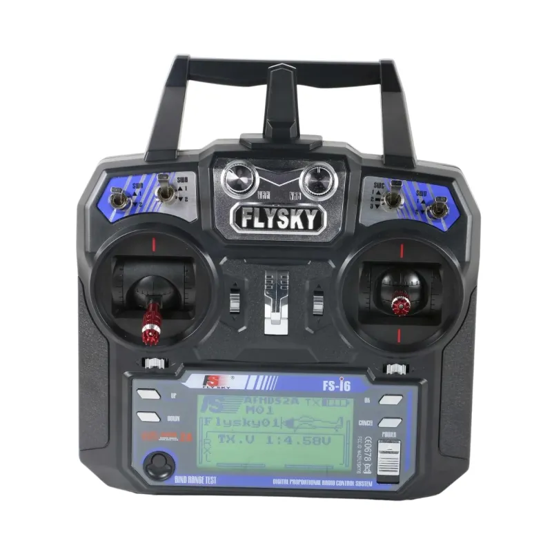 [HDFC CC] FlySky FS-i6 2.4GHz 6 Channel RC Transmitter with FS-iA6B Receiver AFHDS 2A LCD Display for RC Drone Quadcopter Airplane Helicopter FPV RC Car Rs. 5760