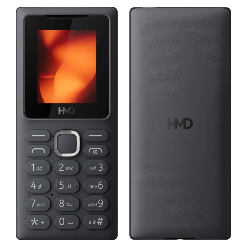 HMD 101 Keypad Mobile Phone | Dual SIM, Long Lasting Battery, Durable Design, English Phone Talker, Wireless FM Radio, MP3 Player, MicroSD, 1-Year Rs. 1040