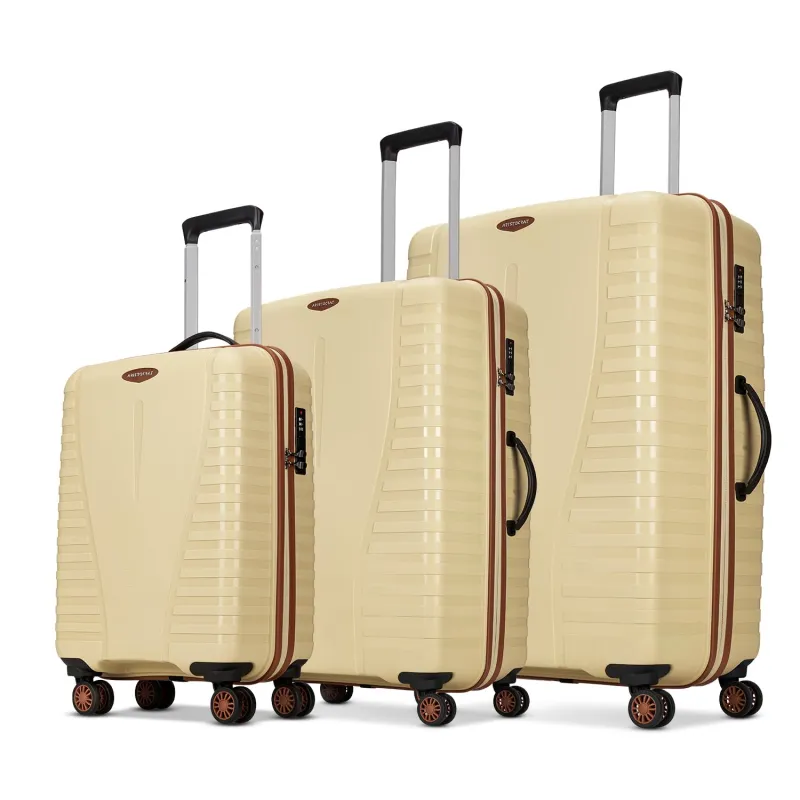 [ICICI CC] Aristocrat Airpro Max Set of 3 (S+M+L) Trolley Bags, Mojave Desert Rs. 3420
