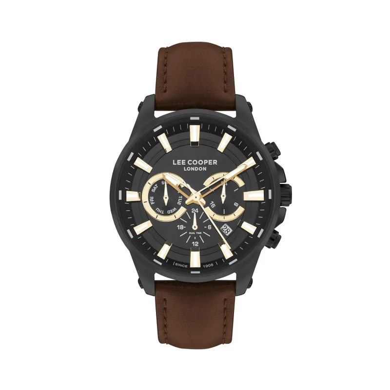 [ICICI CC] Lee Cooper Multifunction Black Round Dial Men’s Watch – LC07525.154 Rs. 3249