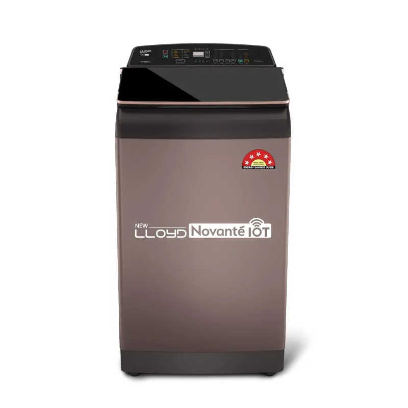 [ICICI NC EMI] Lloyd 8.5 Kg 5 Star Fully Automatic Intelli Inverter Motor Top Load Novante IOT With In Built Heater Washing Machine (GLWT855N12CB, Copper Blush) Rs. 21740